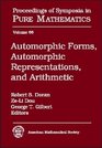 Automorphic Forms Automorphic Representations and Arithmetic NsfCbms Regional Conference in Mathematics on Euler Products and Eisenstein Series May  of Symposia in Pure Mathematics