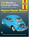 VW Beetle & Karmann Ghia 1954 through 1979 All Models (Hayne's Repair Manual)