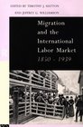 Migration and the International Labour Market 18501939