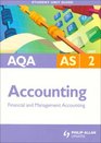 AQA AS Accounting Unit 2 Financial and Management Accounting