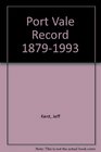 Port Vale Record 18791993
