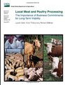 Local Meat and Poultry Processing The Importance of Business Commitments for LongTerm Viability