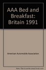 AAA Bed and Breakfast Britain 1991