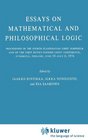 Essays on Mathematical and Philosophical Logic Proceedings of the Fourth Scandinavian Logic Symposium and of the First SovietFinnish Logic Conference  29July 6 1976