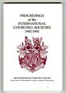 Proceedings of the International Churchill Societies 19921993