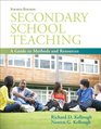 Secondary School Teaching A Guide to Methods and Resources