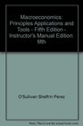 Macroeconomics Principles Applications and Tools  Fifth Edition  Instructor's Manual