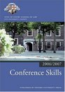Conference Skills 200607