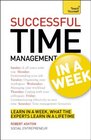 Successful Time Management In a Week A Teach Yourself Guide