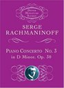 Piano Concerto No 3 in D Minor Op 30