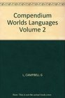 Compendium of the World's Languages Vol 2 Maasai to Zuni