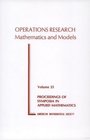 Operations Research Mathematics and Models