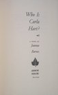Who is Carla Hart A novel