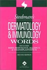 Dermatology  Immunology Words Includes Rheumatology Allergy and Transplantation