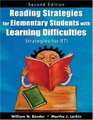 Reading Strategies for Elementary Students With Learning Difficulties Strategies for RTI