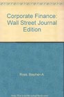 Corporate Finance Wall Street Journal Edition