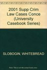 2001 Supplement to Criminal Procedure an Analysis of Cases and Concepts