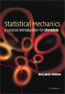 Statistical Mechanics  A Concise Introduction for Chemists