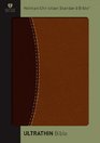 HCSB UltraThin Bible Dark Brown/Brown Duotone Simulated Leather