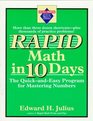 Rapid Math in 10 Days The QuickAndEasy Program for Mastering Numbers