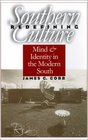 Redefining Southern Culture Mind and Identity in the Modern South