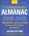 The Entrepreneur's Almanac Fundamentals Facts and Figures You Need to Run and Grow Your Business