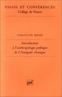 Introduction a l'anthropologie politique de l'antiquite classique