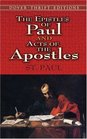 The Epistles of Paul and Acts of the Apostles