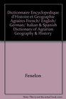 Dictionnaire Encyclopedique d'Histoire et Geographie Agraires  French/ English/ German/ Italian  Spanish Dictionary of Agrarian Geography  History
