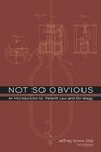 Not So Obvious An Introduction to Patent Law and Strategy  Third Edition