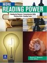 More Reading Power Reading for Pleasure Comprehension Skills Thinking Skills Reading Faster Second Edition