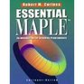Essential Maple An Introduction for Scientific Programmers