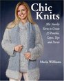 Chic Knits Mix Novelty Yarns to Create 25 Ponchos Capes Tops  Purses