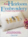 Easy Heirloom Embroidery