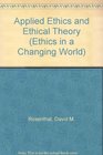 Applied Ethics and Ethical Theory
