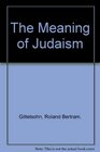 The Meaning of Judaism