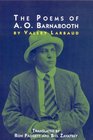 Poems of A O Barnabooth
