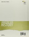 HMH Social Studies American History Student Edition 2018