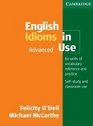 English Idioms in Use Advanced edition with answers