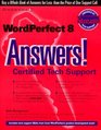 WordPerfect 8 Answers Certified Tech Support