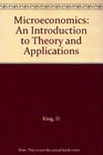 Microeconomics An Introduction to Theory and Applications