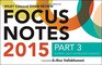 Wiley CIAexcel Exam Review 2015 Focus Notes Part 3 Internal Audit Knowledge Elements