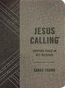 Jesus Calling Textured Gray Leathersoft with full Scriptures Enjoying Peace in His Presence