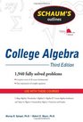 Schaum's Outline of College Algebra Third Edition