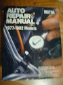 Motor Auto Repair Manual 19771982