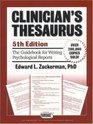 Clinician's Thesaurus 5th Edition The Guidebook for Writing Psychological Reports