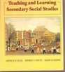 Teaching and Learning Secondary Social Studies
