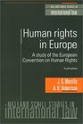 Human Rights In Europe 4th Edition