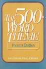 The 500 Word Theme