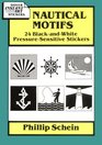 Nautical Motifs  24 BlackandWhite PressureSensitive Stickers